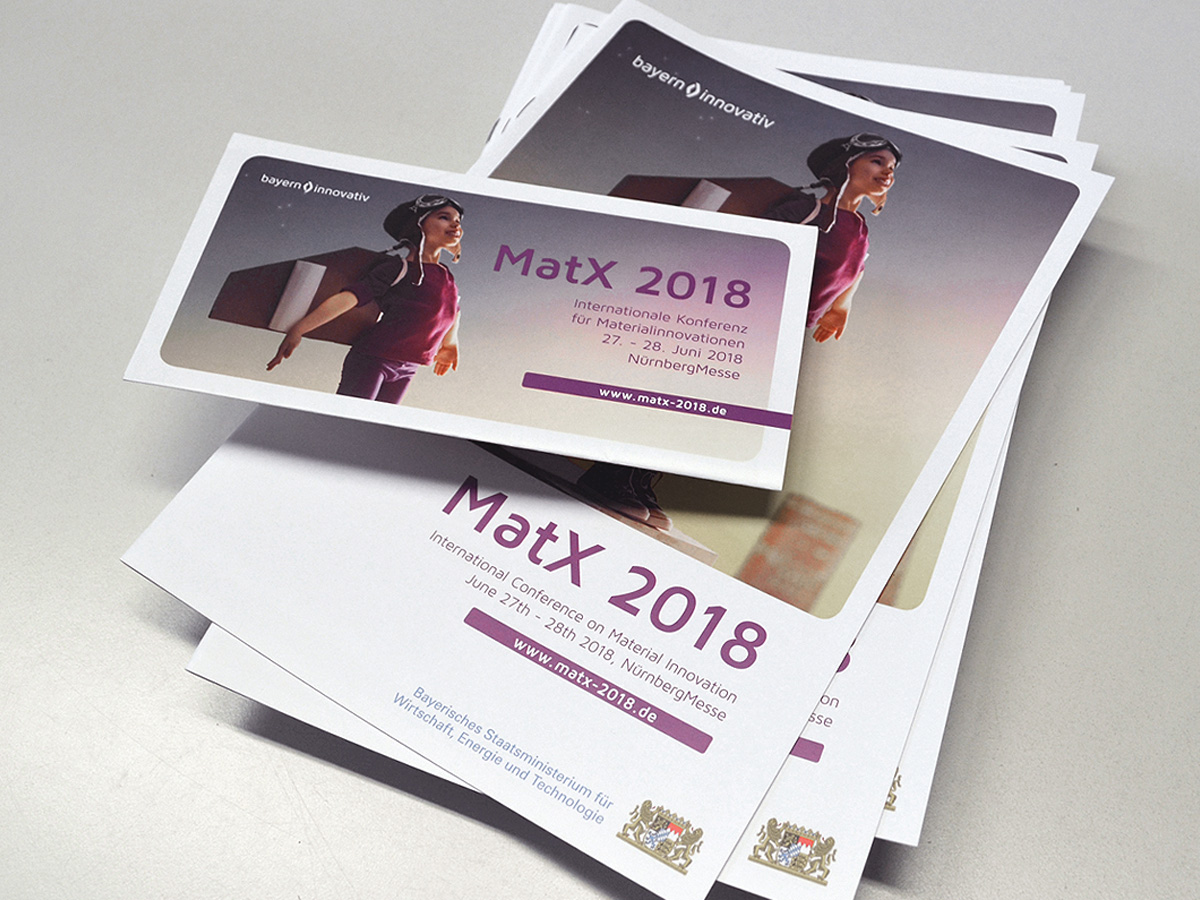 International Conference MatX 2018, Nürnberg, Web-Design, online Werbung, Print, Messe
