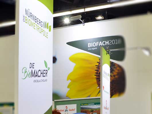 Messestand, BIOFACH – Weltleitmesse für Bio-Lebensmittel
